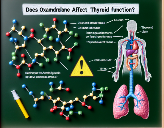 ¿Oxandrolona afecta la función tiroidea?