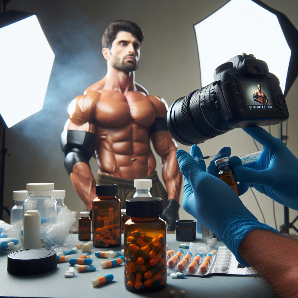 Oxandrolona en preparación para sesiones fotográficas