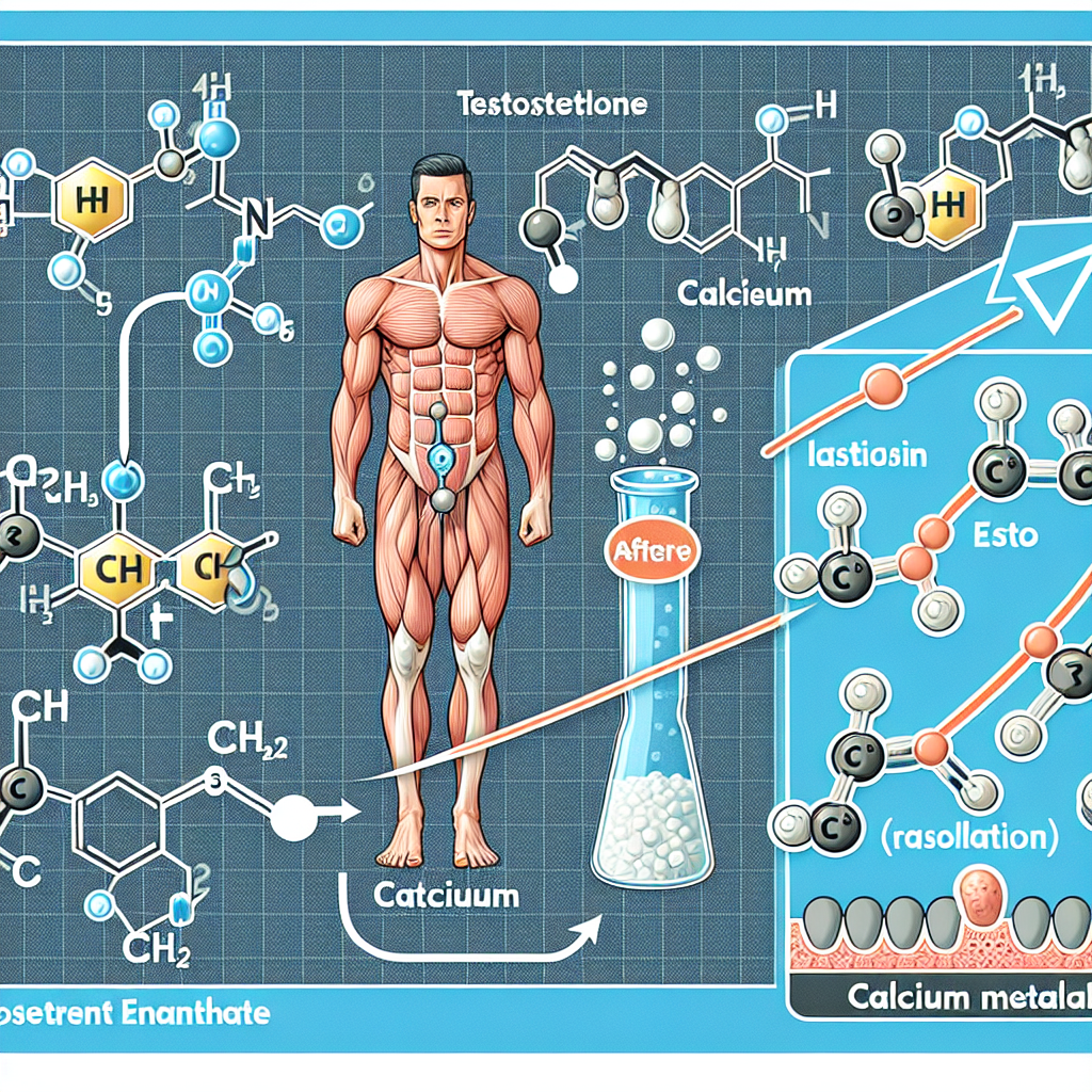 Cómo afecta Enantato de testosterona al metabolismo del calcio