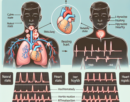 Cómo afecta L-Thyroxine Sodium/Levothyroxine Sodium (LT4 sodium) al ritmo cardíaco en reposo