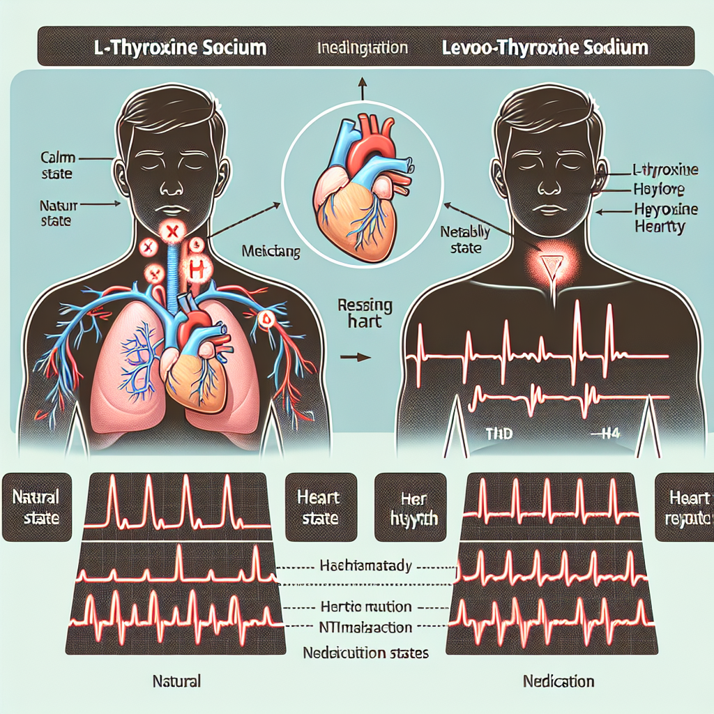 Cómo afecta L-Thyroxine Sodium/Levothyroxine Sodium (LT4 sodium) al ritmo cardíaco en reposo