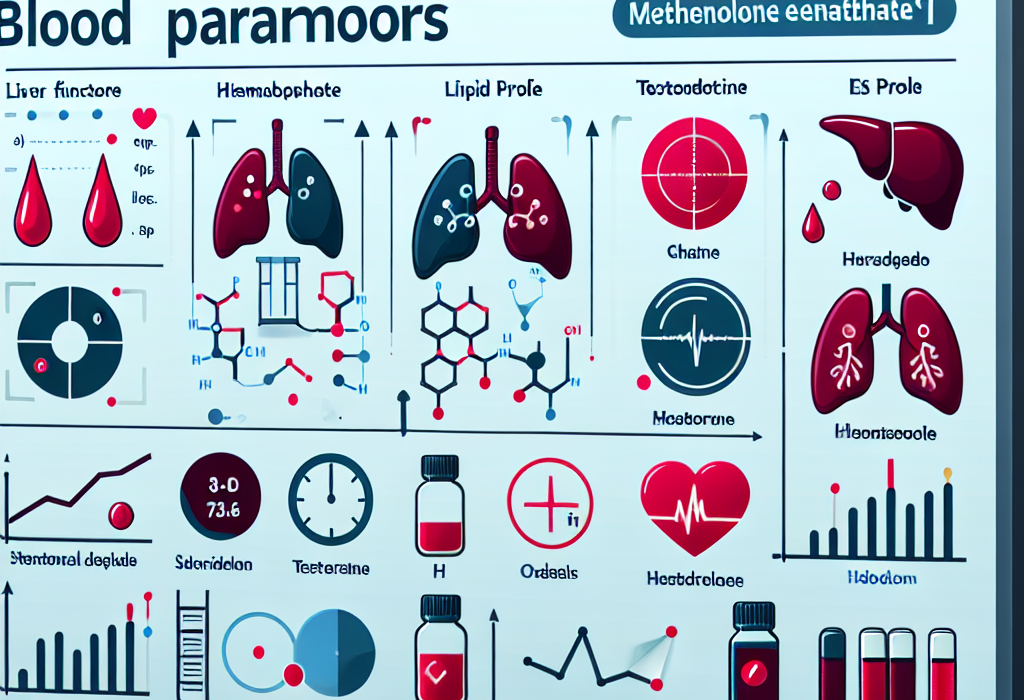 Qué parámetros vigilar en sangre al usar Enantato de metenolona