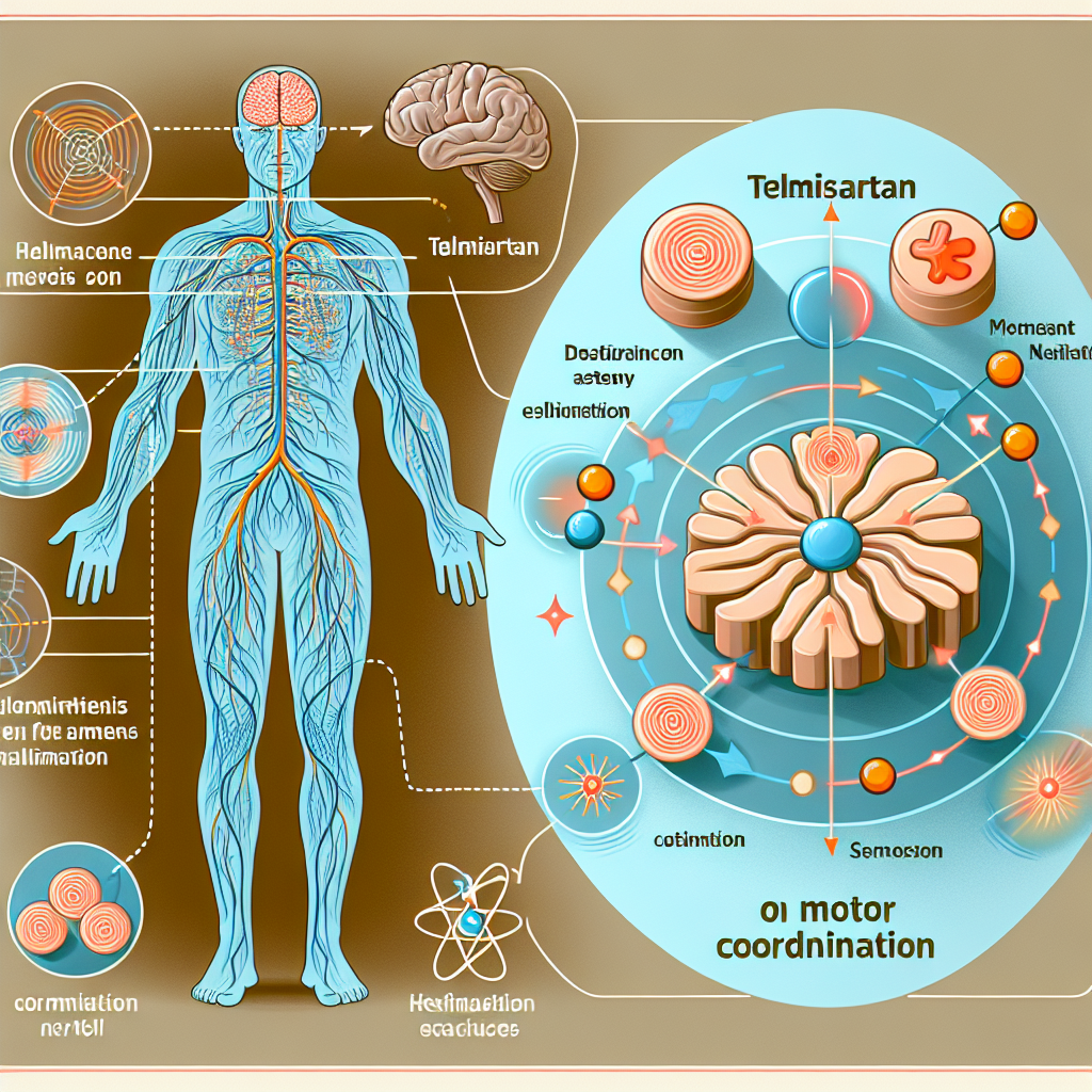 Cómo influye Telmisartan en la coordinación motora