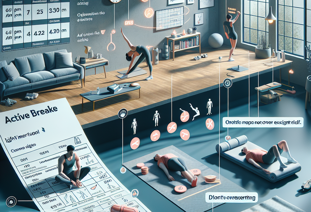 Cómo programar descansos activos mientras usas Exemestane
