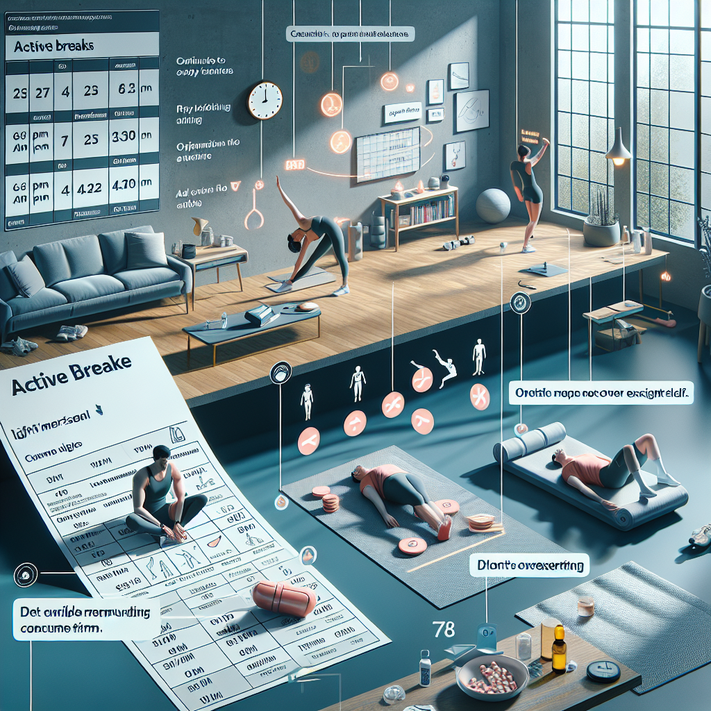 Cómo programar descansos activos mientras usas Exemestane