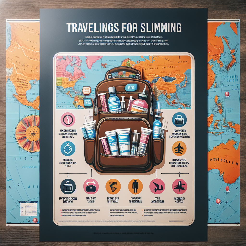 Consejos para viajar mientras usas Inyecciones y pastillas para adelgazar