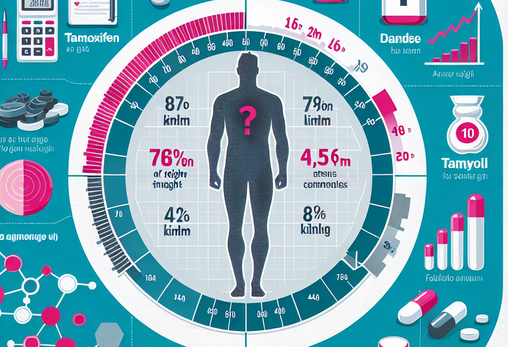Cuántos kg se ganan con Tamoxifeno (en promedio)