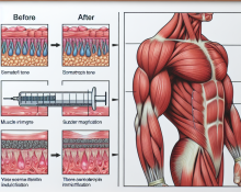Qué cambios hay en el tono muscular al usar Somatropina