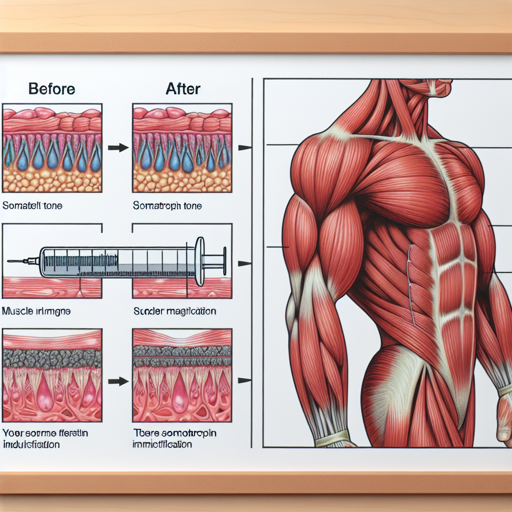Qué cambios hay en el tono muscular al usar Somatropina