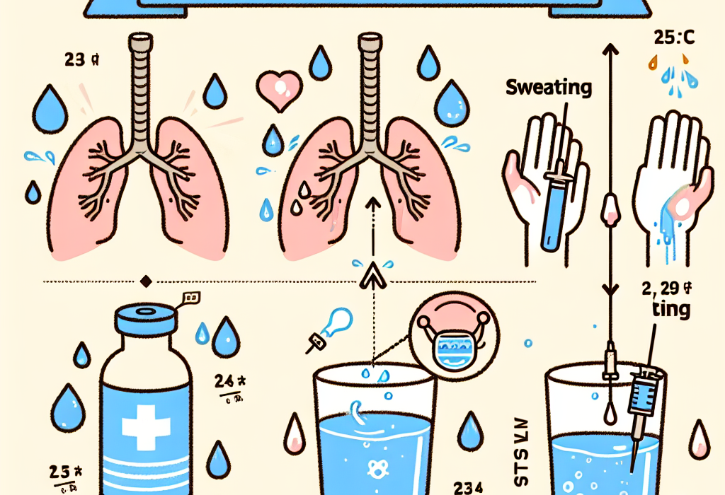 Qué tipo de sudoración indica que Agua bacteriostática para inyección está activo