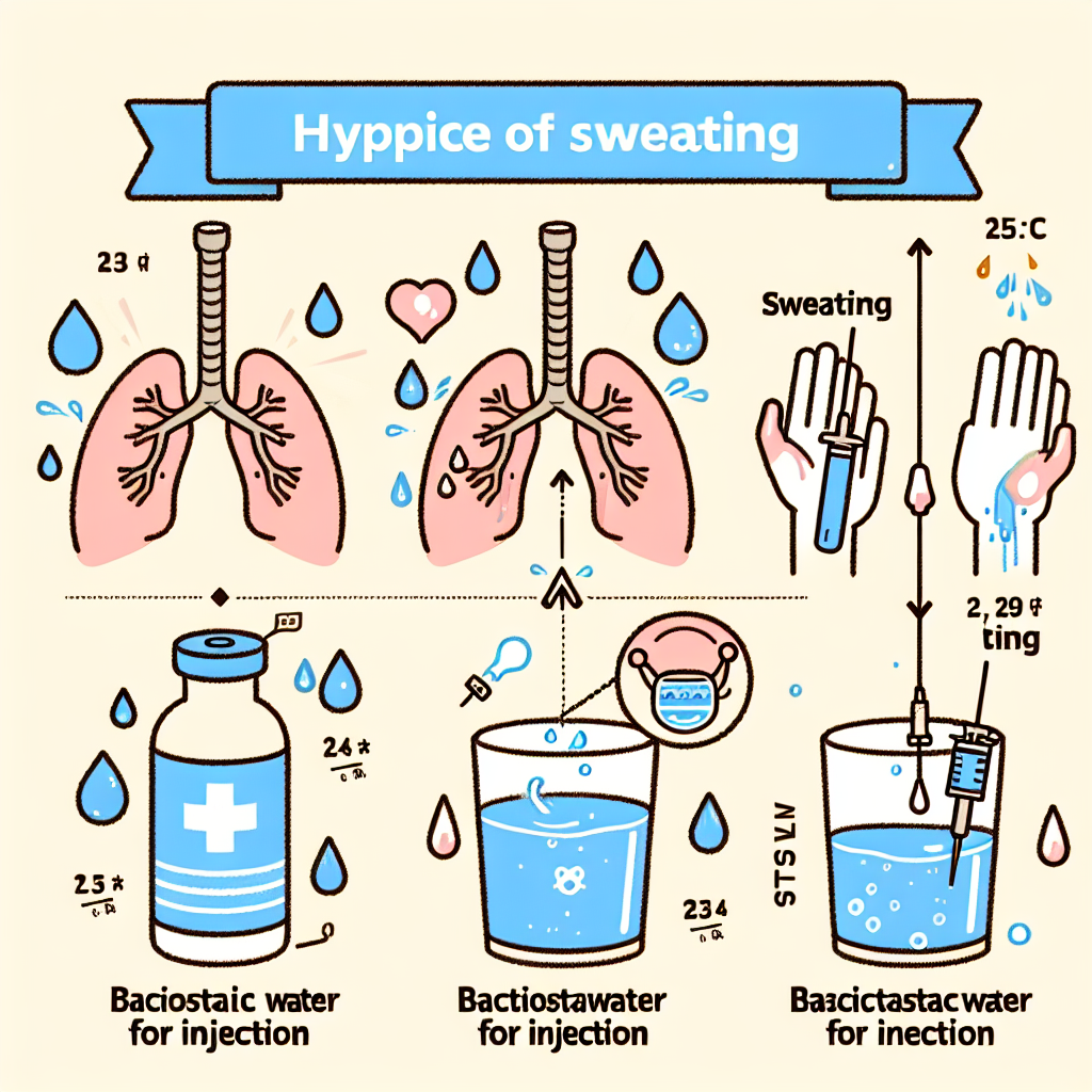 Qué tipo de sudoración indica que Agua bacteriostática para inyección está activo