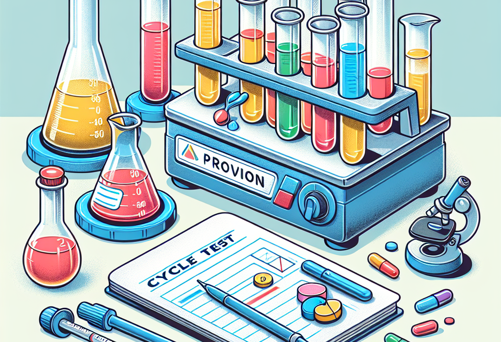 Test de laboratorio tras ciclo con Proviron