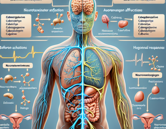 Cómo afecta Cabergolina al sistema nervioso autónomo