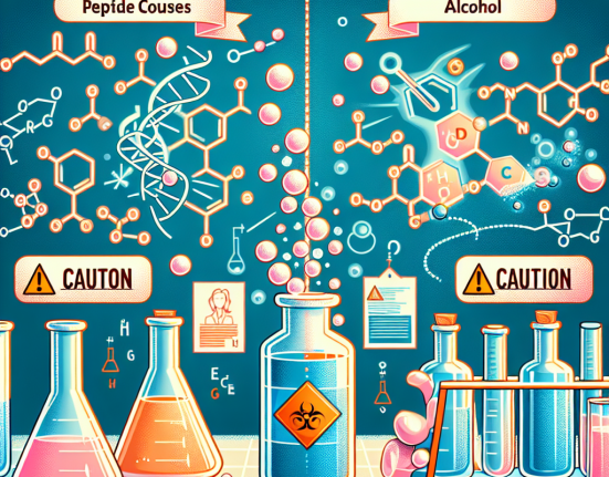 Qué ocurre al mezclar Cursos de péptidos con alcohol