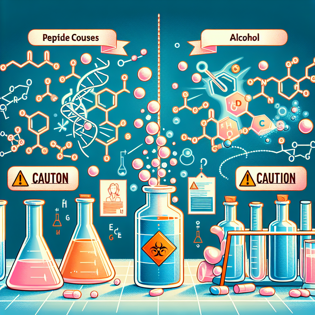 Qué ocurre al mezclar Cursos de péptidos con alcohol