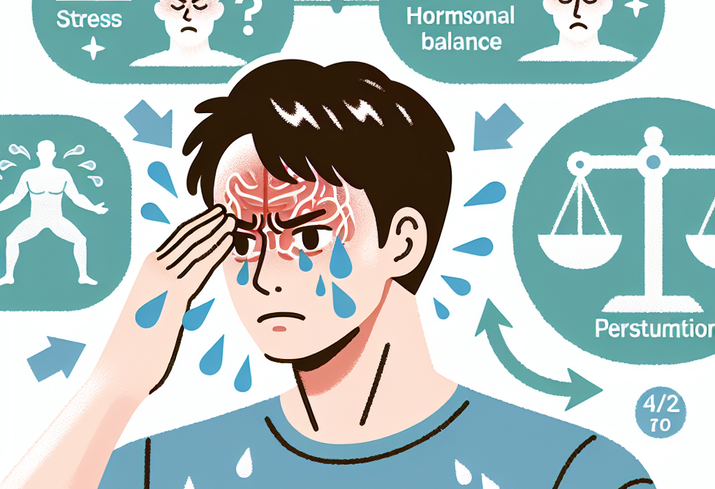 Qué tipo de sudoración indica que Estrés y equilibrio hormonal está activo