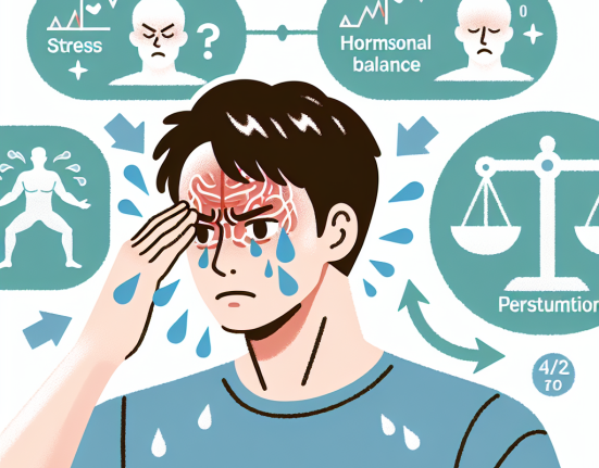 Qué tipo de sudoración indica que Estrés y equilibrio hormonal está activo