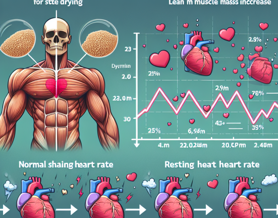 Cómo afecta Cursos de esteroides para secado y modelado corporal (aumento de masa magra) al ritmo cardíaco en reposo