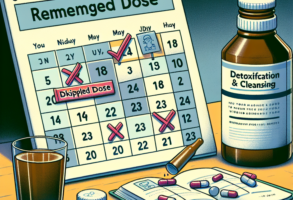 Qué hacer si se olvida una dosis de Limpieza y desintoxicación